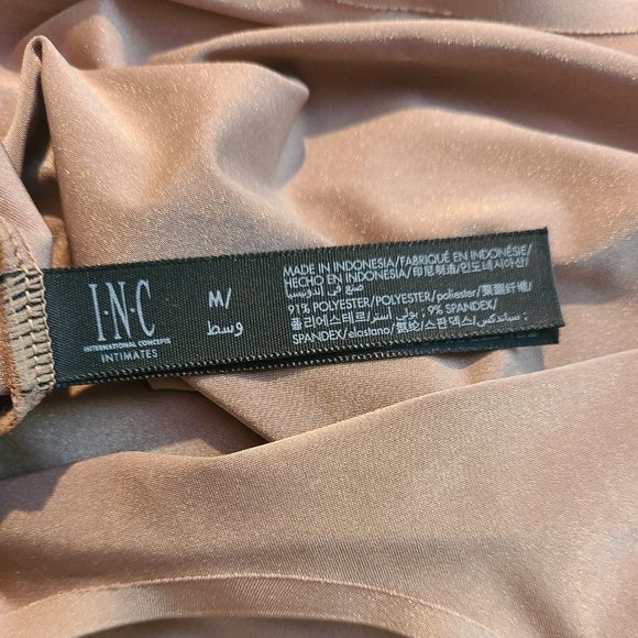 International Concepts Intimates Women's Beige Medium Bodysuit - Picture 5 of 7